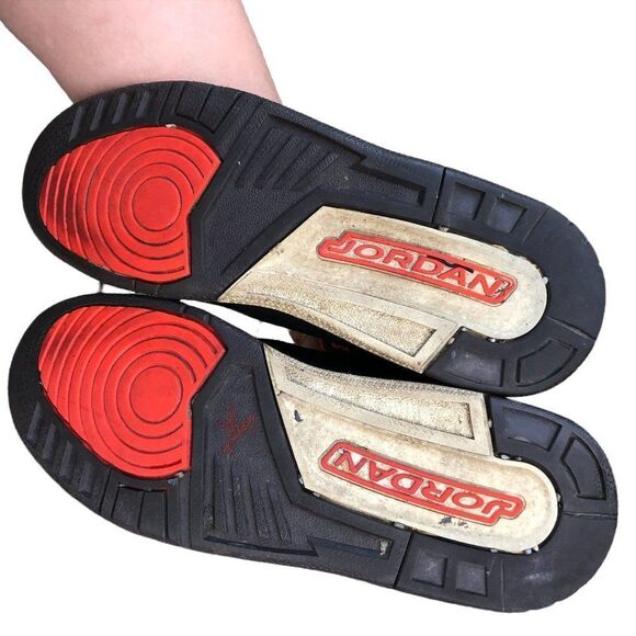 VINTAGE 2012 air jordan 3 retro crimson size 8 - Picture 7 of 16